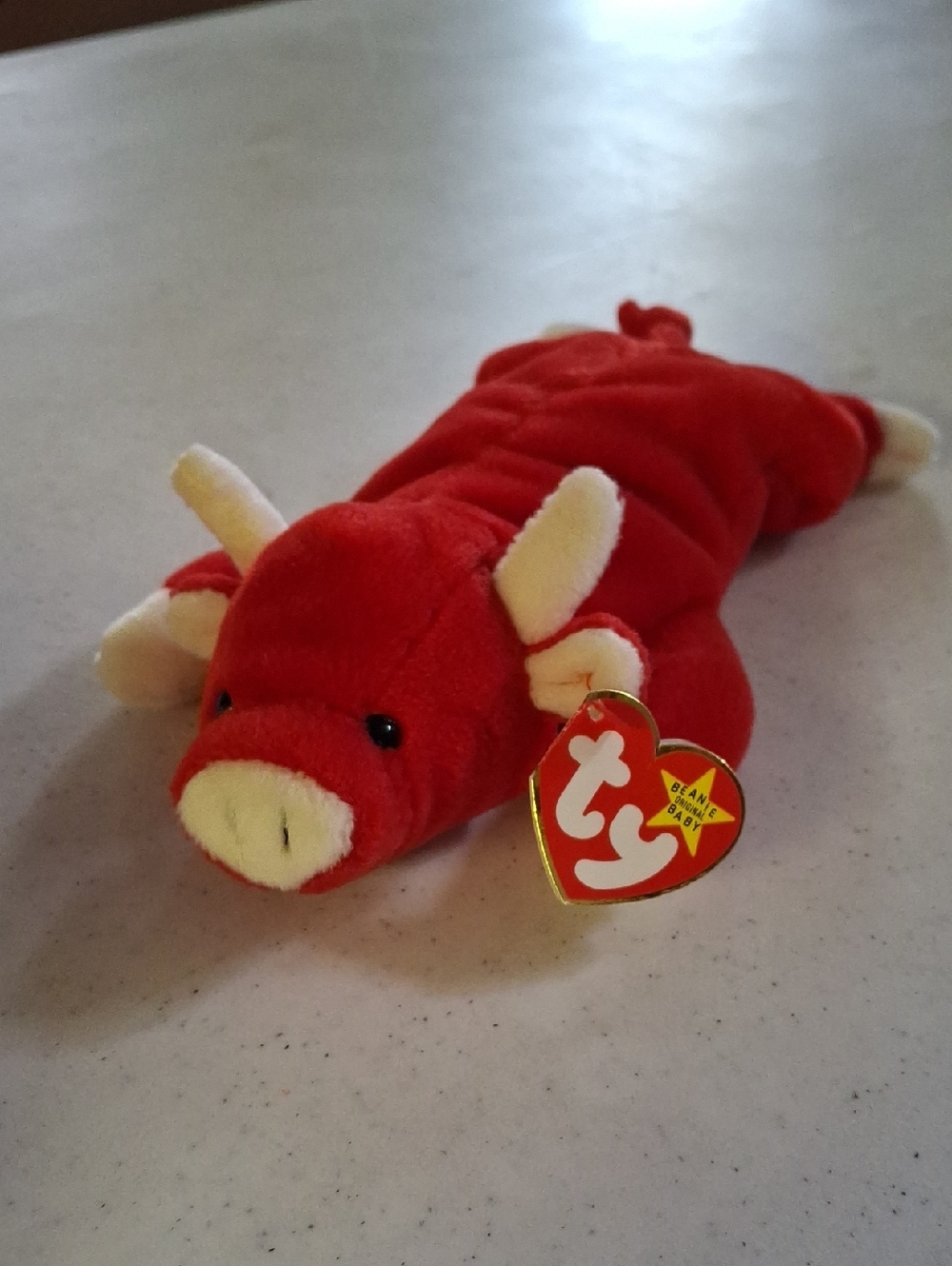 Ty "Snort The Bull"  Beanie Baby